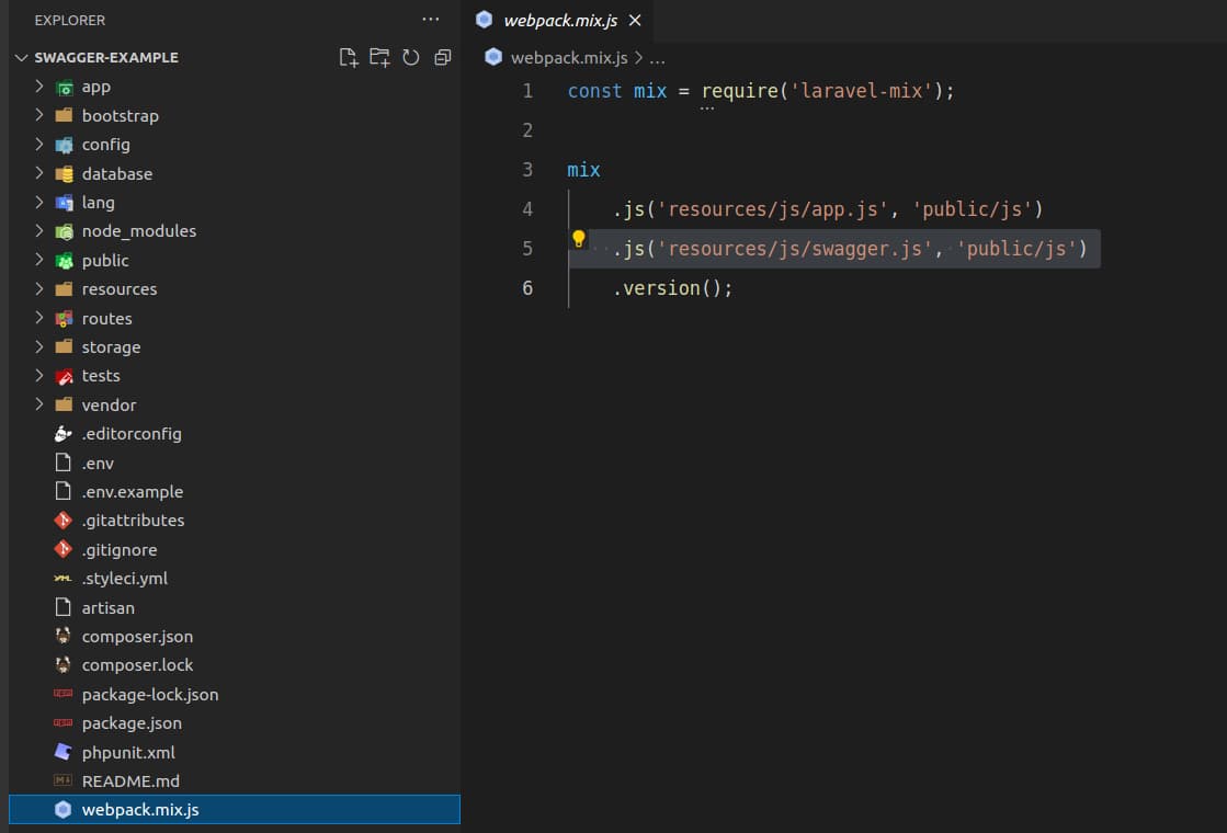 Webpack mix js