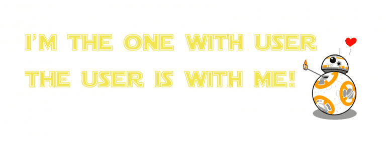 I am the on with user