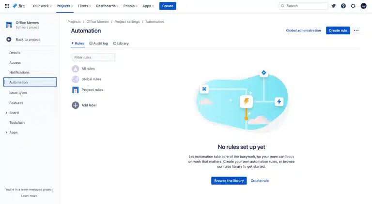 jira UI