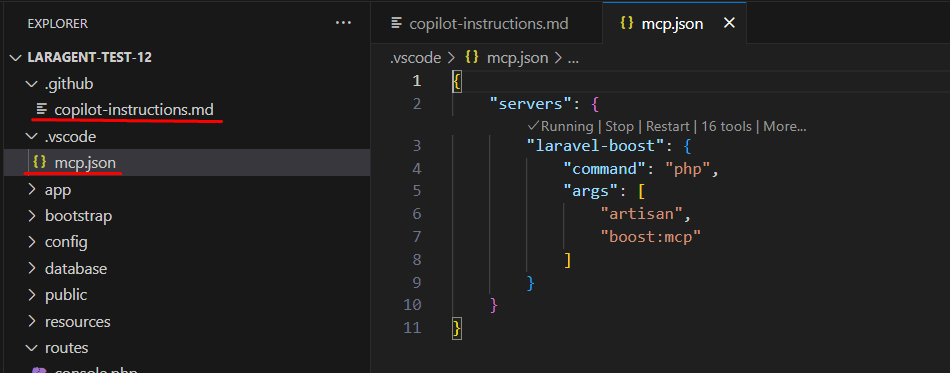 laravel boost code