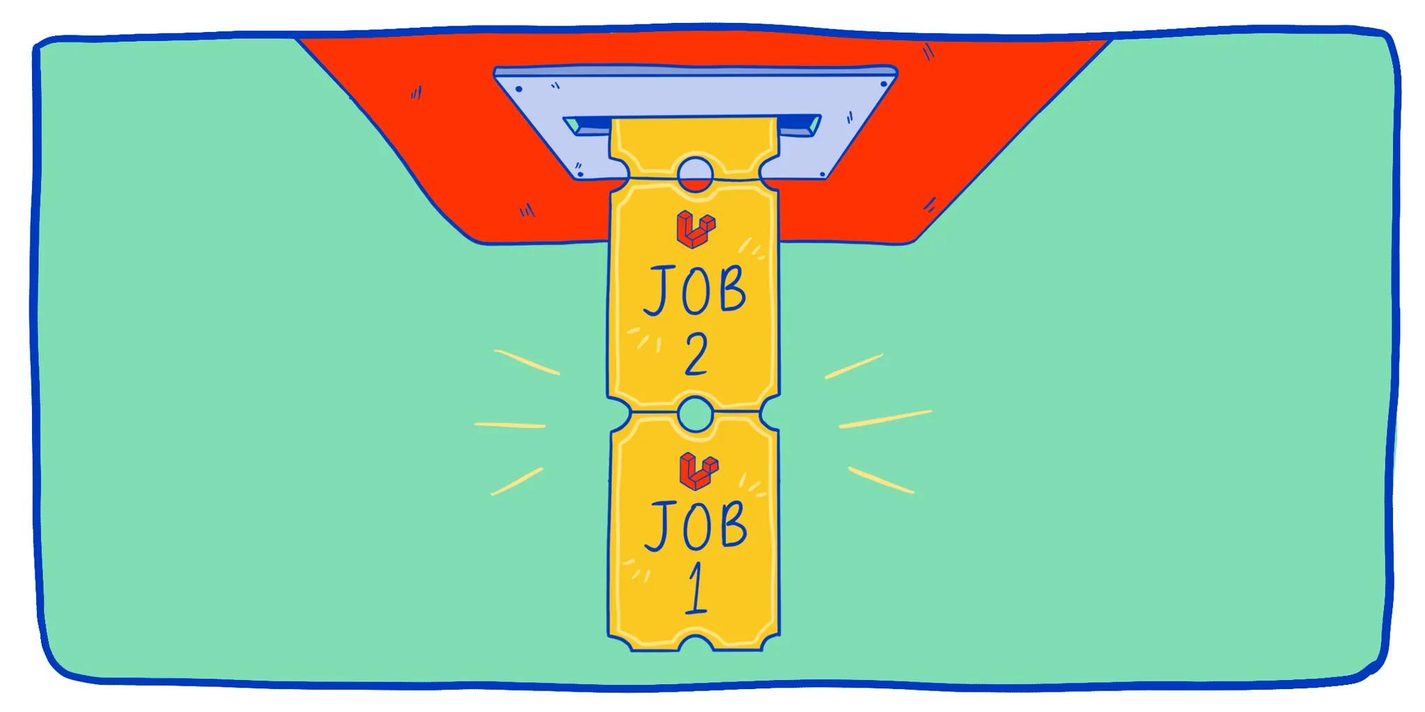 Laravel job queues